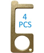No-Touch, 4PCS, Portable EDC Door Opener, Brass Door Opener Stylus Hygie... - $12.86