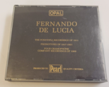 FERNANDO DE LUCIA Fonotipia Recordings of 1911 + More- 1990 Opal Import ... - £16.49 GBP