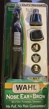 Wahl Battery Nose Ear & Eyebrow Wet/Dry Personal Nose Hair Trimmer for Men - $9.49