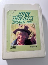 John Denver Greatest Hits  8-Track Tape  RCA CPS1-0374 - $7.99