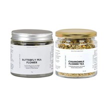 Butterfly Pea Flower - 10g &amp; Chamomile Flower Tea - 20g Combo Tea | Loos... - $46.39