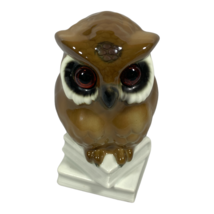 Vintage Porcelain Owl Gerold Porzellan on Stack of Books Figurine W. Germany - £19.98 GBP