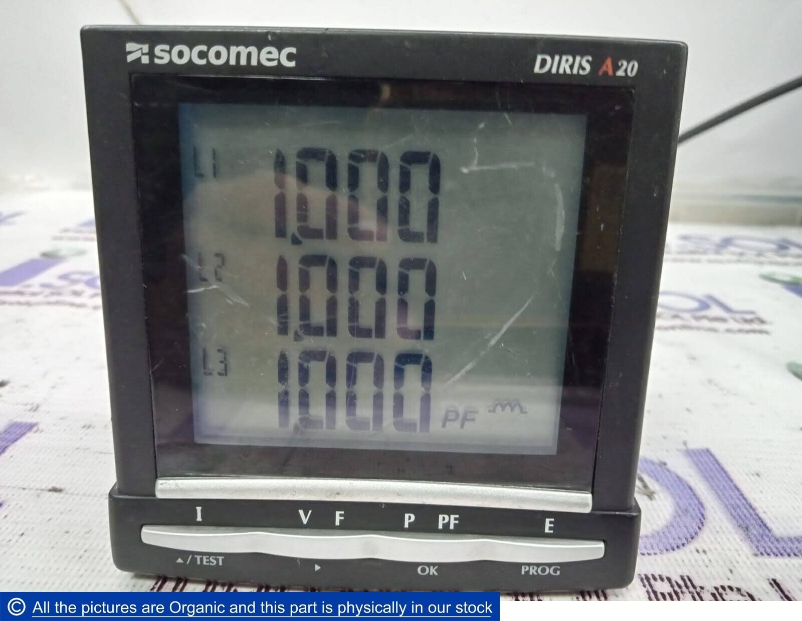Socomec DIRIS A20 48250200 With RS485 Jbus/modbus 48250082 Power Meter - $528.94
