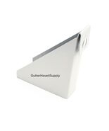 Package of 10 - 5 inch Steep Gutter Wedge White - $540.63 MXN