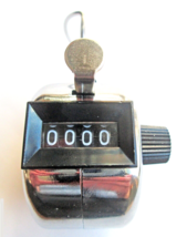 NEW Hand Held 4 digit Manual Mechanical Clicker Counter  for Tally counting Golf - £6.22 GBP