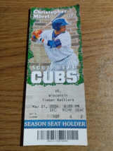 2024 South Bend A+ League Baseball Ticket Cubs Top Prospect Christopher ... - £1.37 GBP