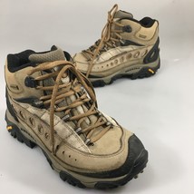 Merrell Womens 7 Pulse 2 II Mid Loden Taupe Hiking Trail Boots Waterproof - $45.57