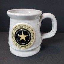 Deneen Pottery Veritas Vos Liberabit 10 oz. Stoneware Coffee Mug Cup - £24.25 GBP