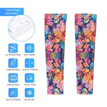 Mondxflaur Flowers Cooling Arm Sleeves Cover UV Sun Protection for Men W... - £11.98 GBP