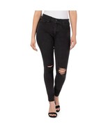 Seven7 Tummyless Jean Black Distressed Knees Women&#39;s Sz 4-14 NWT MSRP$69 - $468.02 MXN