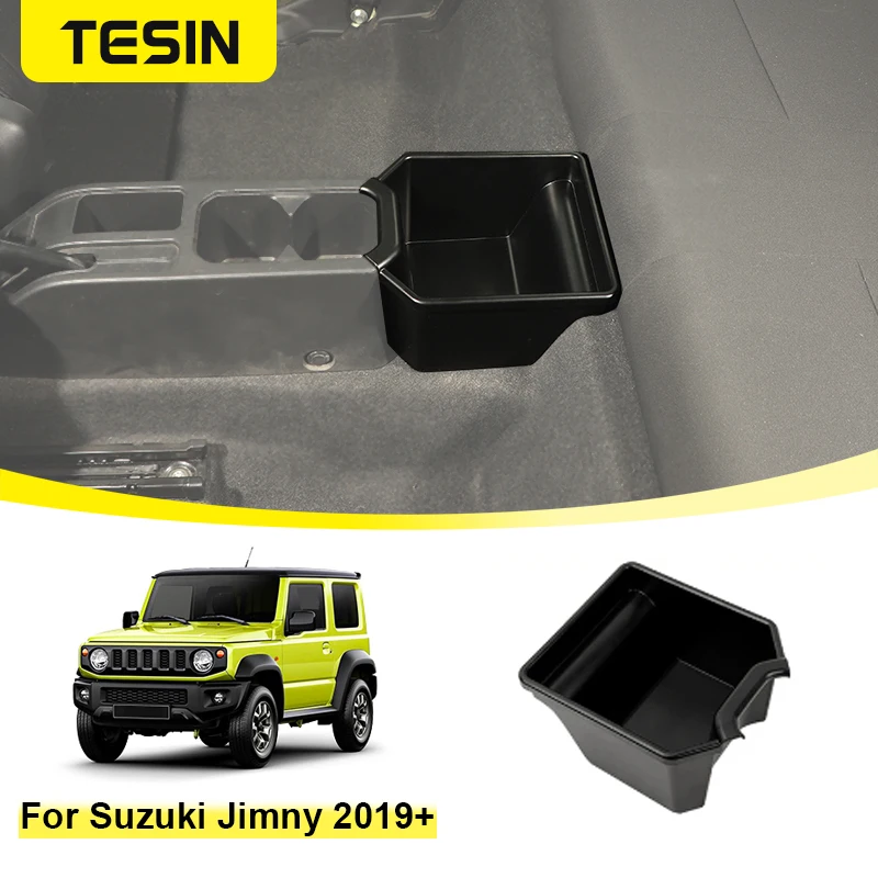 TESIN Car Rear Center Storage Box Organizer For Suzuki Jimny JB74 2019 2020 2021 - £31.93 GBP