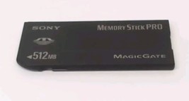 512MB SONY MEMORY STICK PRO MAGICGATE MSX-512S FOR PSP OLDER CYBERSHOT C... - $23.34