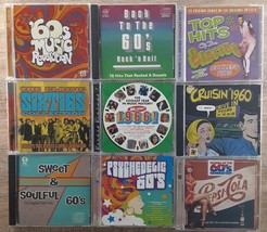 Rock 60&#39;s Decade CD lot x 9 Steppenwolf Supremes Beach Boys Jefferson Airplane - £13.22 GBP