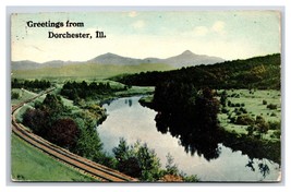 Generic Landscape Scenic Greetings Dorchester Illinois IL UNP DB Postcard U21 - £7.65 GBP