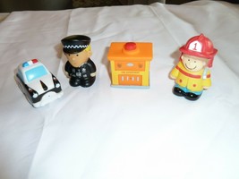 ELEGANT BABY RUBBER VINYL PVC BABY TODDLER BATH SQUIRT TOY HERO POLICE F... - $17.81