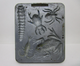 1964 Mattel Creepy Crawler Thing Maker Mold 4477-051-1B Frog Spider Bugs... - $9.89