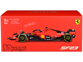 Ferrari SF-23 #16 Charles Leclerc &quot;Formula One F1 World Championship&quot; (2023) wit - £24.05 GBP