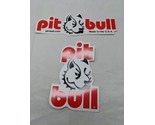Lot Of (2) Pit Bull Motorcycle Bike Decal Stickers - $19.24