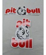Lot Of (2) Pit Bull Motorcycle Bike Decal Stickers - £15.02 GBP