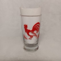 Libbey Red Rooster Beverage Glass LRS95 8 Ounces 4.875&quot; Tall - £9.74 GBP