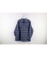Vtg 90s Streetwear Womens Large Faded Full Zip Flannel Shirt Jacket Jac ... - $1,080.03 MXN