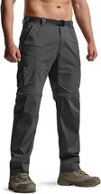 Cqr Men&#39;S Convertible Cargo Tactical Pants, Water Resistant Outdoor Hiking - $64.96