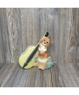 Vintage Royal Copley Spaulding Dog with String Bass Planter - £66.67 GBP