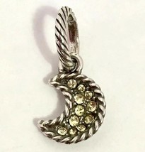 Brighton Scoop of Dreams Charm, JC127J, Silver Finish &amp; Yellow Crystals,... - $16.14