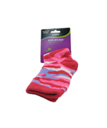 NEW Airplus Womens Aloe Infused Multicolor Camo Stripes Fuzzy Pedi Socks... - $11.62