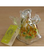 Kitras Canada Handcrafted 4” Art Glass Angel of Protection Standing or H... - $17.64 CAD