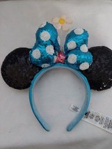 Disney Parks Minnie Mouse Polka Dot Sequined Ear Headband Flower &amp; Garden - NWT - £11.15 GBP