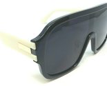 Flat Top Oversized Square One Piece Shield Lens Aviator Sunglasses (Blac... - £9.27 GBP