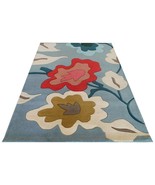 Hand-Tufted NZ Wool Rug Soft Floral Pattern 8x10 Multicolor Carpets for ... - $389.13 CAD+