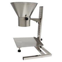 Dispensing Funnel Stainless Steel Feeding Hopper w/ Support Stand Funnel... - $145.00
