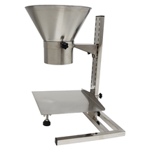 Dispensing Funnel Stainless Steel Feeding Hopper w/ Support Stand Funnel... - £115.63 GBP