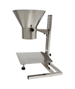 Dispensing Funnel Stainless Steel Feeding Hopper w/ Support Stand Funnel... - $145.00