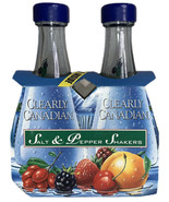 Salt &amp; Pepper Shaker Set Clearly Canadian Mountain Blackberry Sparkling ... - $9.94