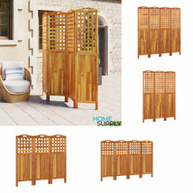 Solid Wood 3 4 Panel Wooden Room Divider Screen Privacy Wall Partition D... - $124.77+