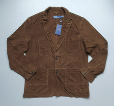 Polo Ralph Lauren Suede Blazer $998 Worldwide Shipping FTP-0103 - $10,283.11 MXN