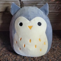 Kellytoy Squishmallows 8&quot; Inch Hoot the Gray Owl Super Soft Plush Stuffed Stain* - £10.06 GBP