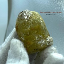 Rare Heliodor Mineral Specimen from Indian Mines | Raw Crystal for Gemst... - $60.00