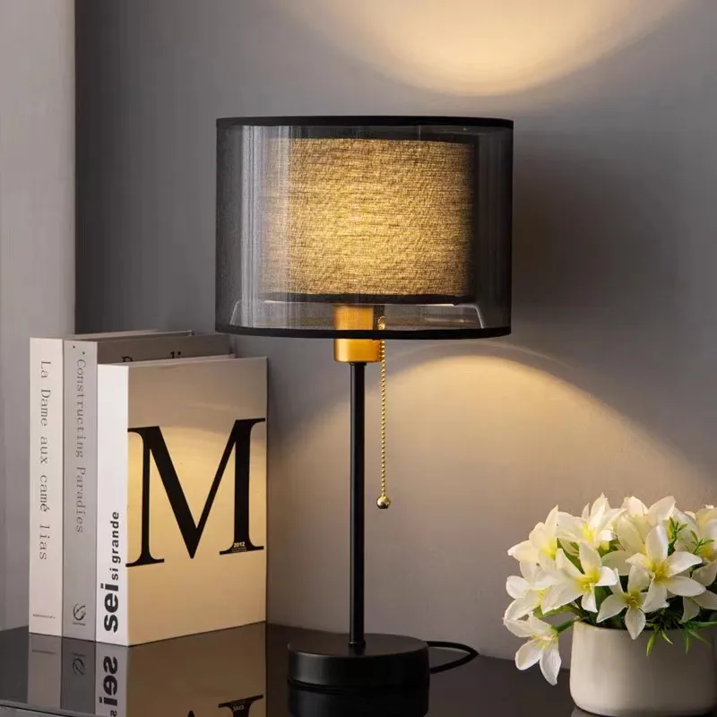 American table lamp Nordic Simple Modern Luxury gold abd black decoration Lamp - £159.40 GBP+