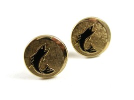 True Vintage Goldtone Fish Big Mouthed Bass Cufflinks by Swank 100714 - £19.89 GBP