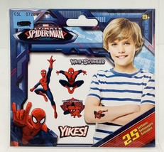 BULK LOT~19 Packs of 25 Each~Marvels Ultimate Spiderman Tattoos~Party Favors - £14.51 GBP