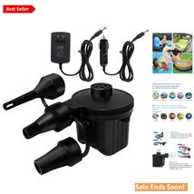 Multi-Use Inflatable Bed Pump with AC &amp; DC Adapters - Perfect for Summer... - $28.66