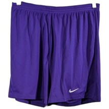 Nike Mens Purple Athletic Shorts Size L Large Running Drawstring Running... - £19.90 GBP