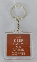 Lesser &amp; Pavey Keep Calm and Drink Coffee Keyring - £2.50 GBP