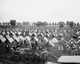 Marine encampment at East Potomac Park in Washington DC 1924 Photo Print - £6.90 GBP+