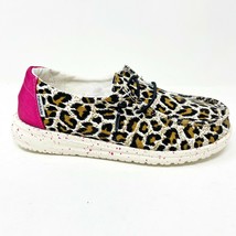 Hey Dude Wendy Cheetah Youth Slip On Walking Comfort Shoes - £31.86 GBP