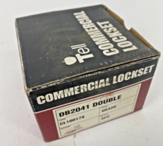 Tell DB2041 Double Commercial Lockset US32D Satin SS SCC Keyway - $49.49
